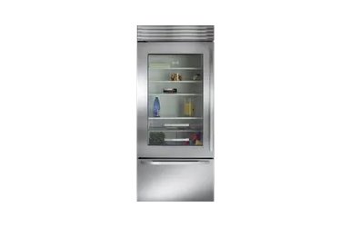 Sub-Zero full size built-in refrigerator with glass door